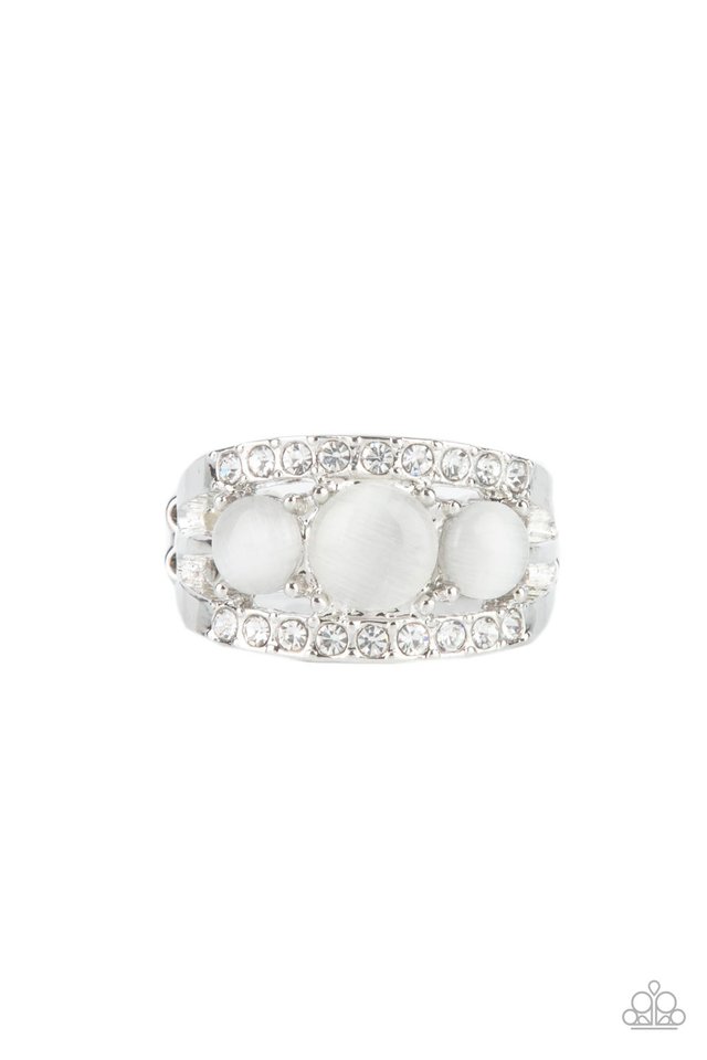 Majestically Mythic - White - Paparazzi Ring Image