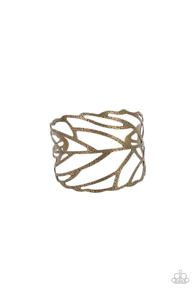 FLOCK, Stock, and Barrel - Brass - Paparazzi Bracelet Image