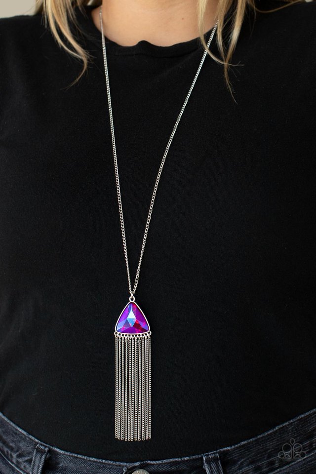 ​Proudly Prismatic - Pink - Paparazzi Necklace Image