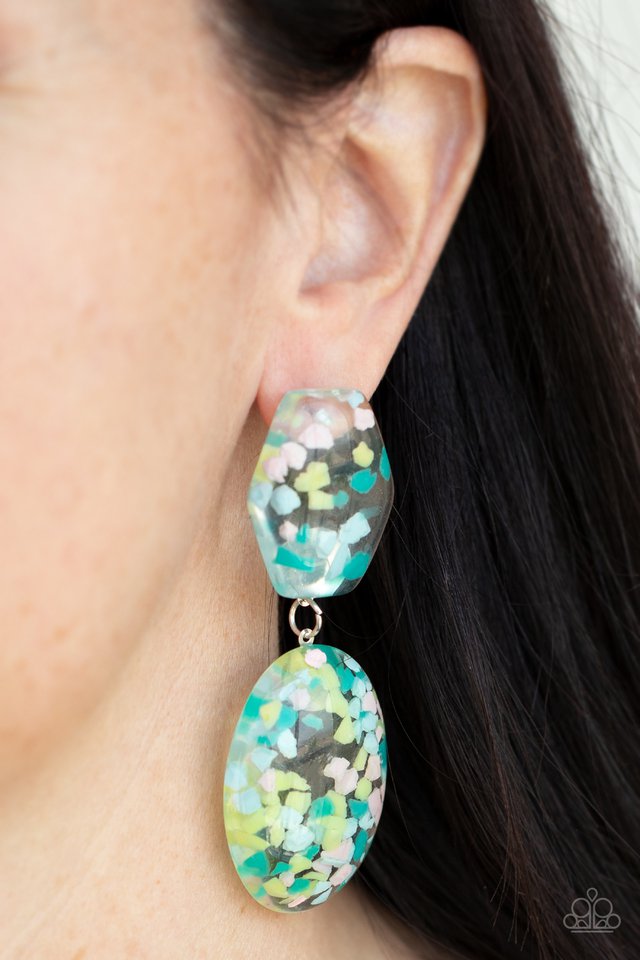 Flaky Fashion - Multi - Paparazzi Earring Image