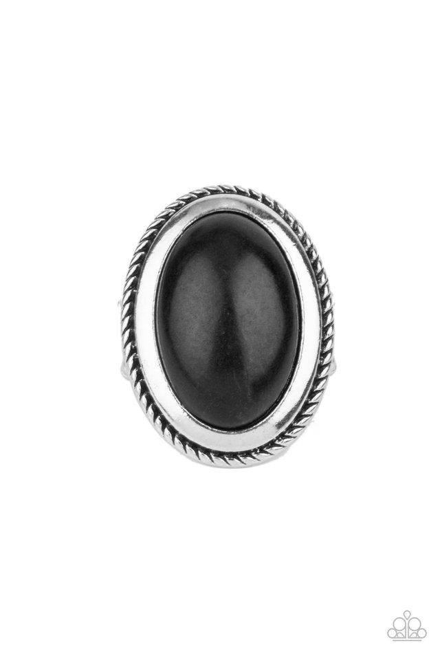 Canyon Sanctuary - Black - Paparazzi Ring Image
