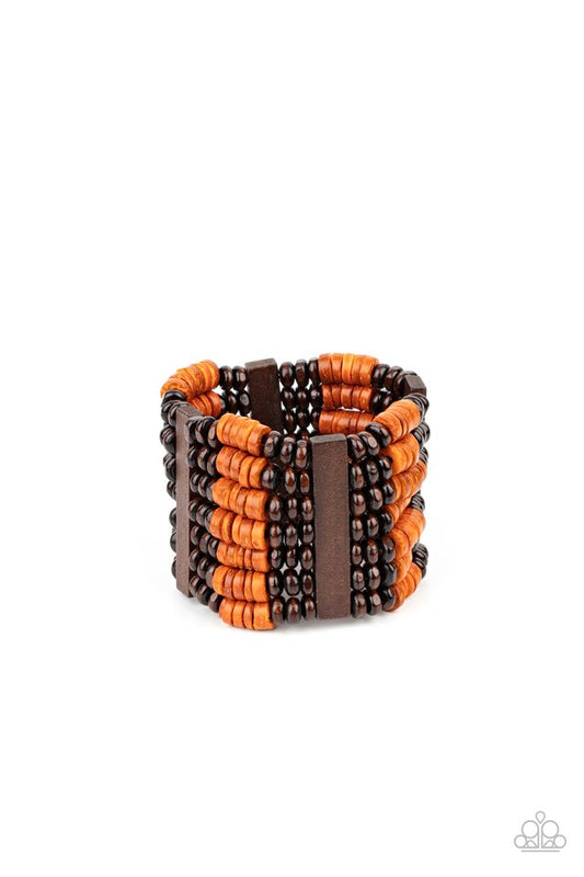 Vacay Vogue - Orange - Paparazzi Bracelet Image