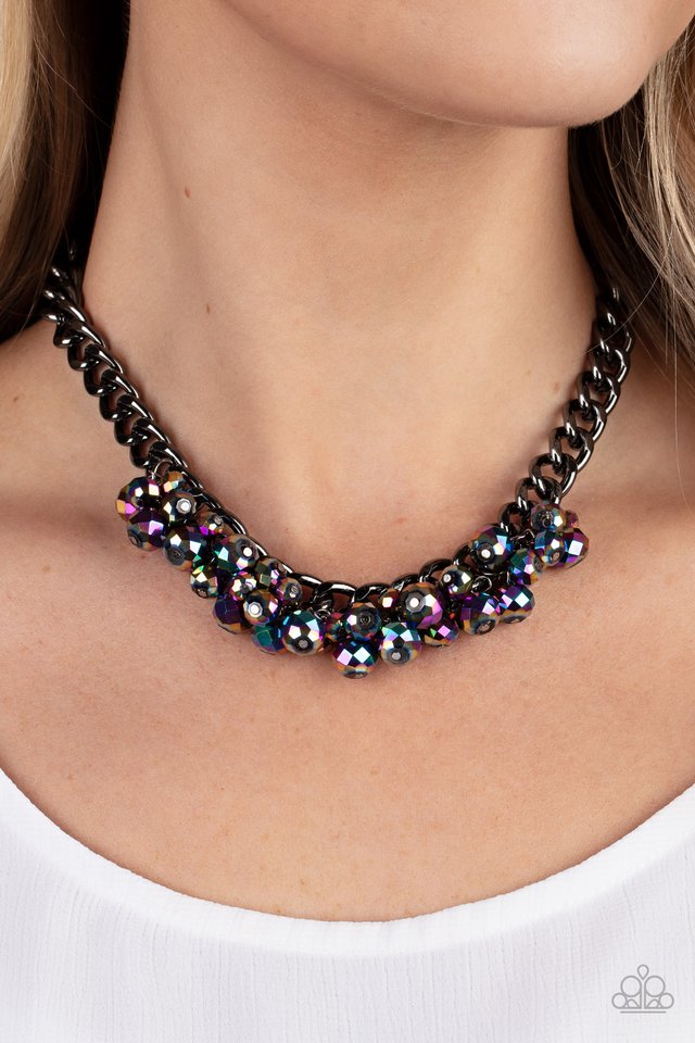 Galactic Knockout - Multi - Paparazzi Necklace Image