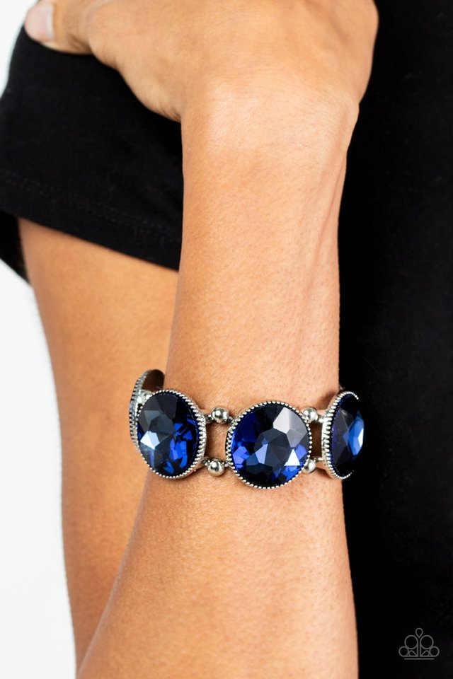 ​Powerhouse Hustle - Blue - Paparazzi Bracelet Image