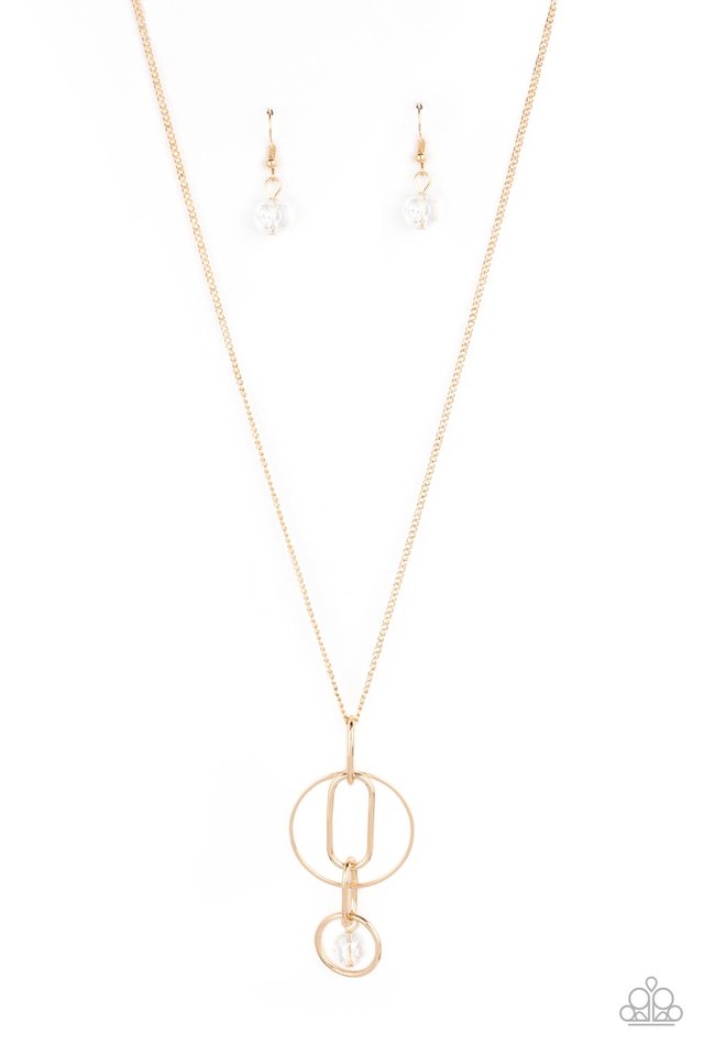 Park Avenue Palace - Gold - Paparazzi Necklace Image