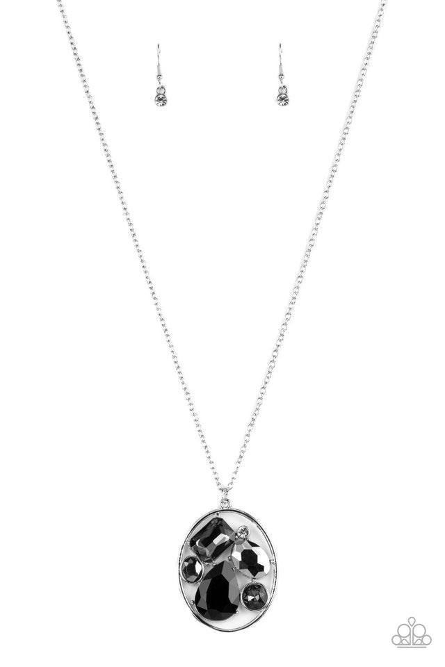 ​Scandalously Scattered - Black - Paparazzi Necklace Image
