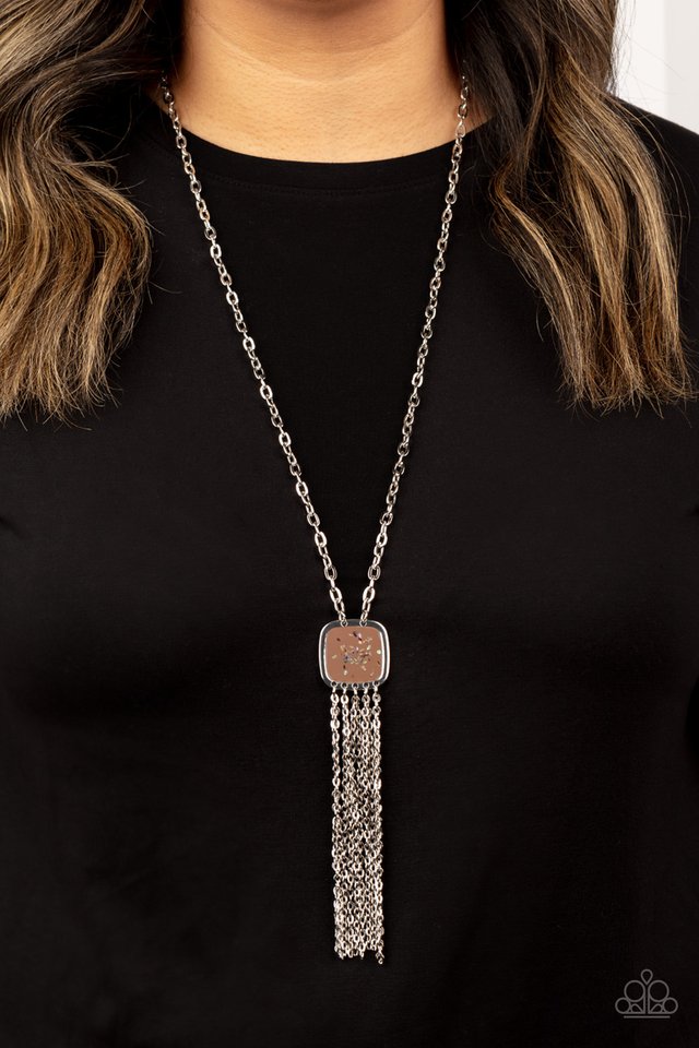 ​Seaside Season - Brown - Paparazzi Necklace Image