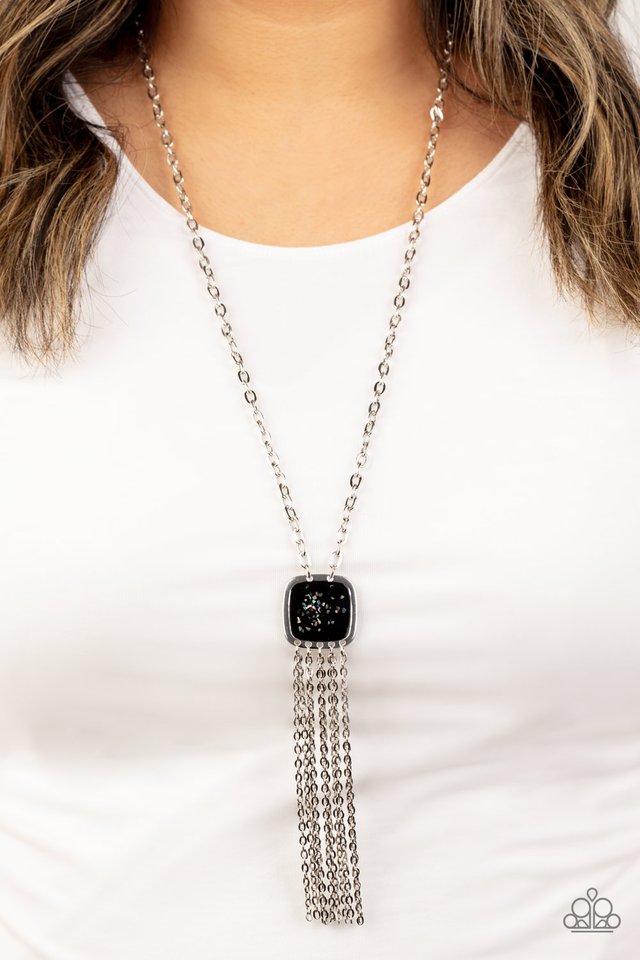 Seaside Season - Black - Paparazzi Necklace Image