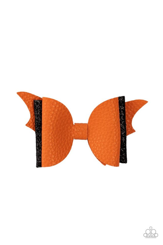SPOOK-taculer, SPOOK-taculer - Orange - Paparazzi Hair Accessories Image