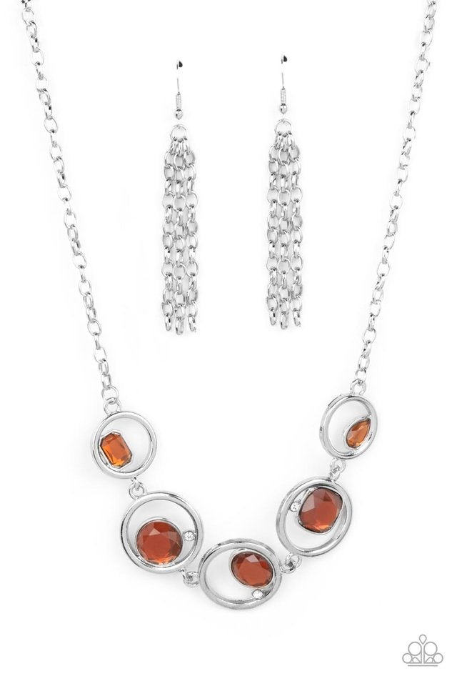 Big Night Out - Brown - Paparazzi Necklace Image