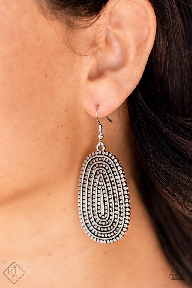 Desert Climate - Silver - Paparazzi Earring Image