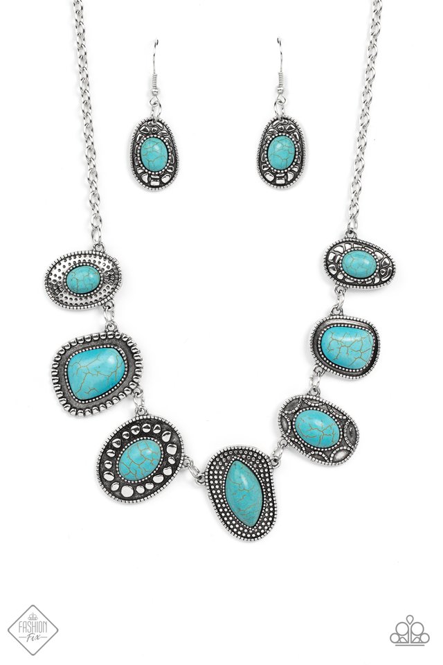 ​Albuquerque Artisan - Blue - Paparazzi Necklace Image