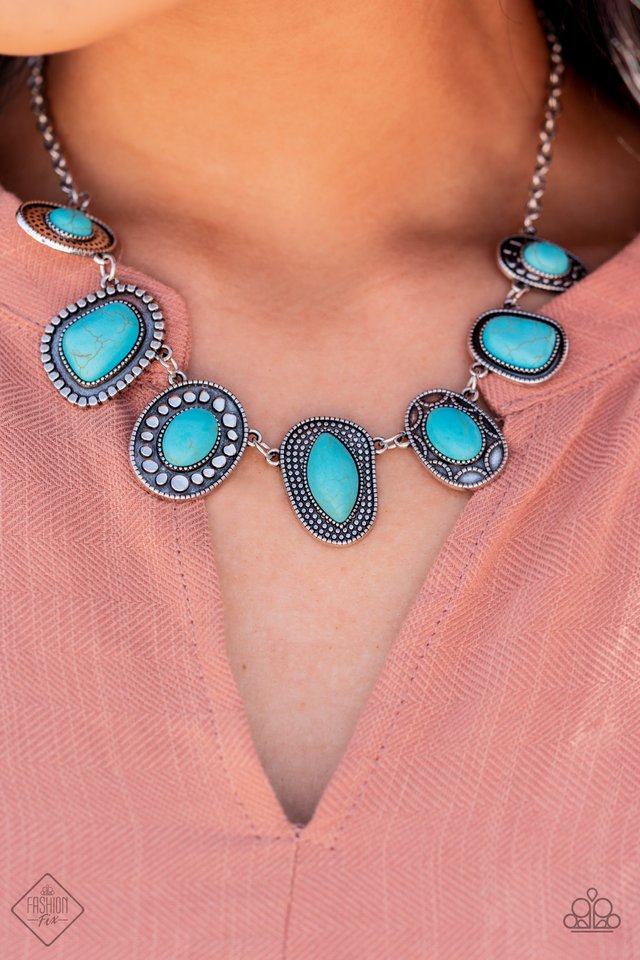 ​Albuquerque Artisan - Blue - Paparazzi Necklace Image