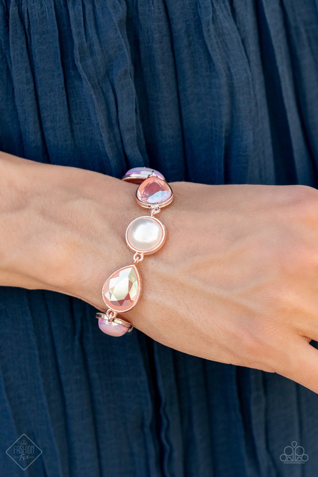 Nostalgically Nautical - Rose Gold - Paparazzi Bracelet Image