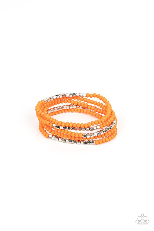 Tulum Trek - Orange - Paparazzi Bracelet Image