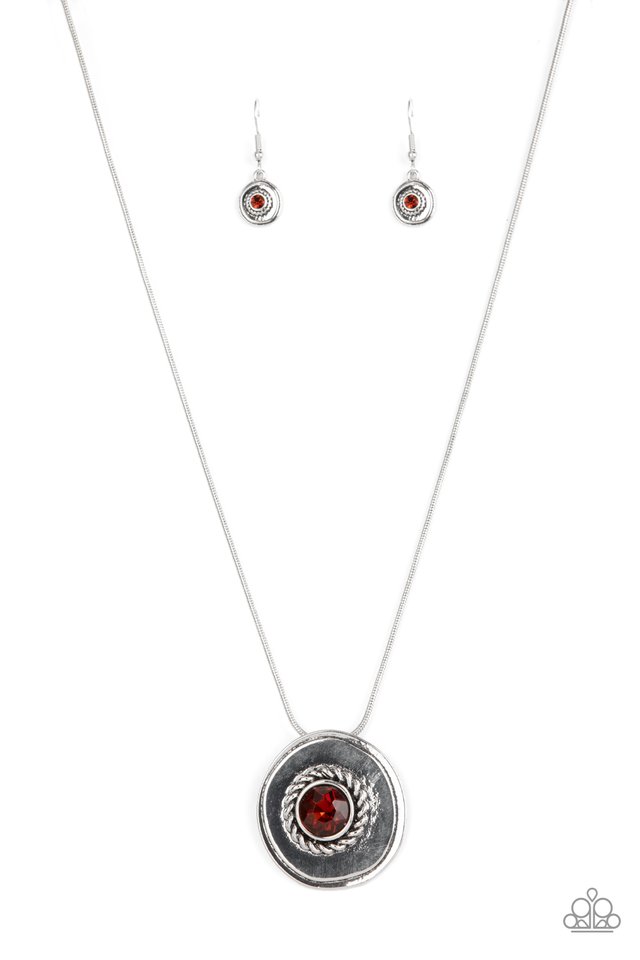 Make Me a MEDALLION-aire - Brown - Paparazzi Necklace Image
