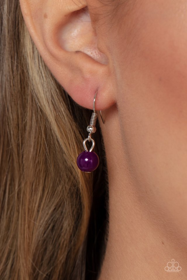 Broadway Bustle - Purple - Paparazzi Necklace Image