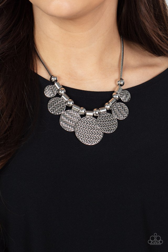 Indigenously Urban - Silver - Paparazzi Necklace Image