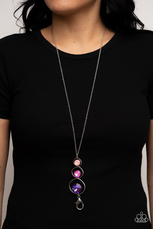 Celestial Courtier - Pink - Paparazzi Necklace Image