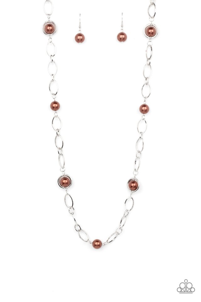 ​Fundamental Fashion - Brown - Paparazzi Necklace Image