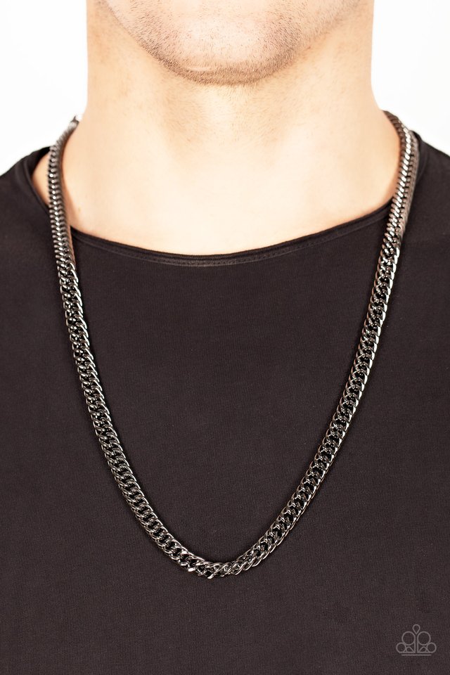 Standing Room Only - Black - Paparazzi Necklace Image