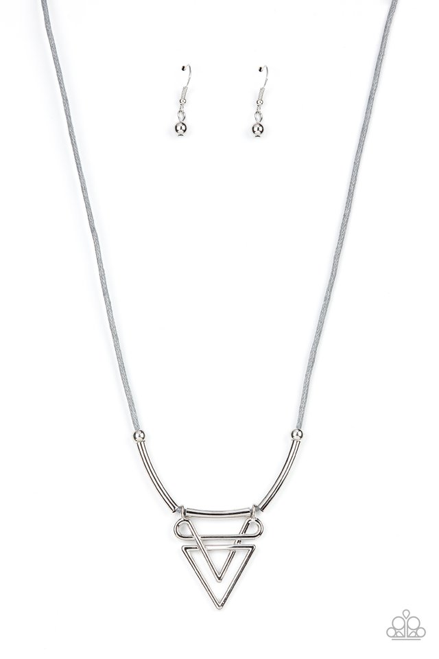 ​Tulum Totem - Silver - Paparazzi Necklace Image