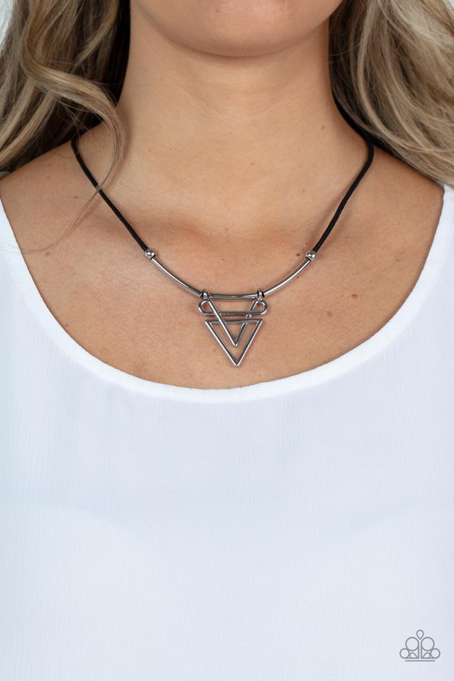 ​Tulum Totem - Black - Paparazzi Necklace Image