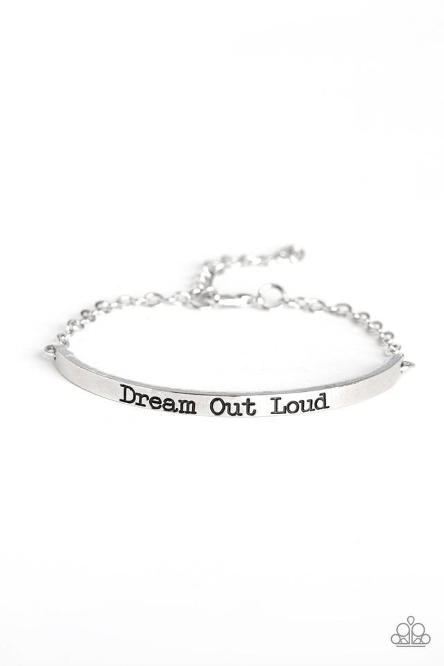 Paparazzi Bracelet ~ Dream Out Loud - Silver