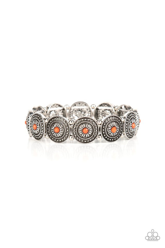 Granada Garden Party - Orange - Paparazzi Bracelet Image
