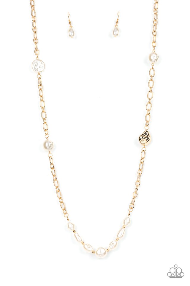 Pardon My FABULOUS - Gold - Paparazzi Necklace Image