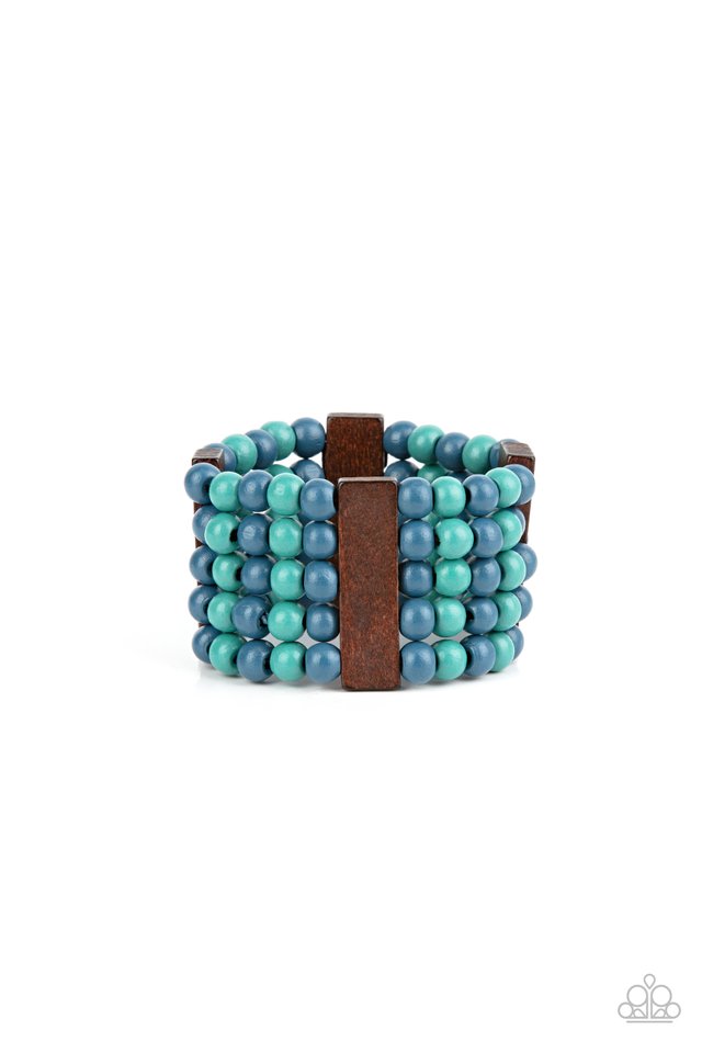 ​Island Soul - Blue - Paparazzi Bracelet Image