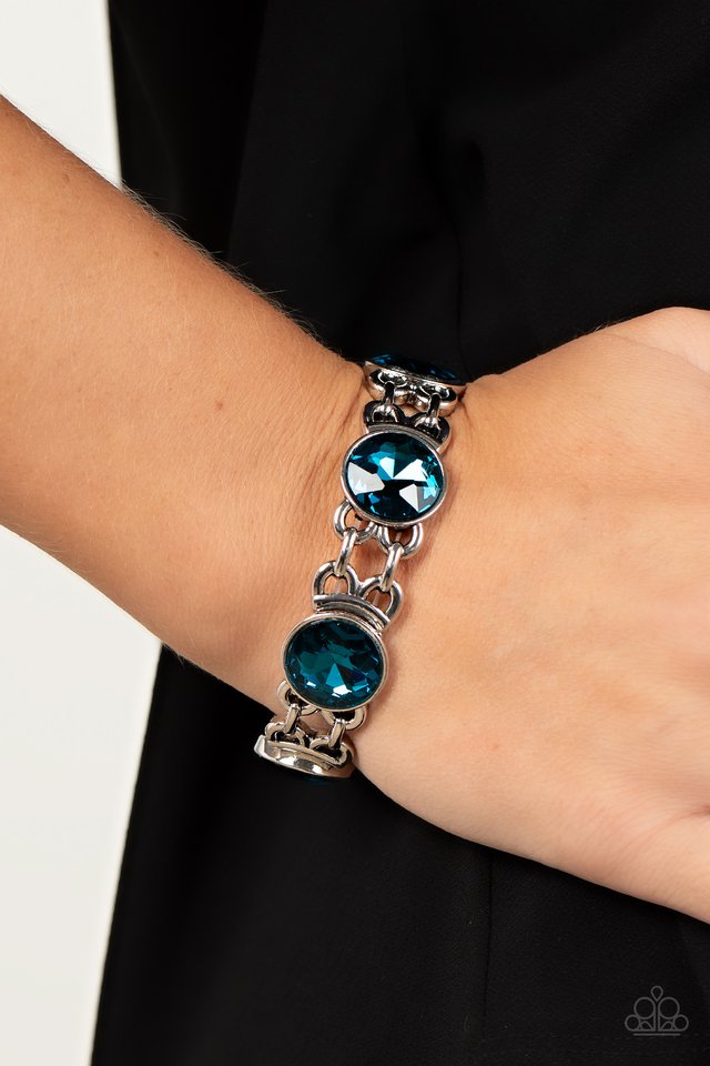 ​Devoted to Drama - Blue - Paparazzi Bracelet Image