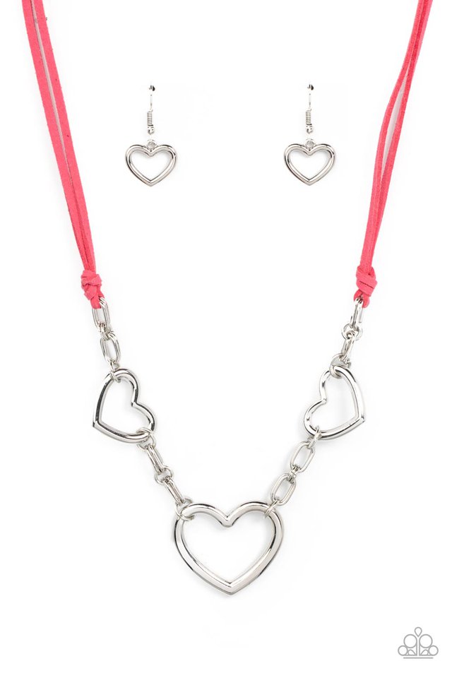Fashionable Flirt - Pink - Paparazzi Necklace Image