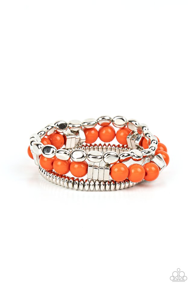 Tour de Tourist - Orange - Paparazzi Bracelet Image
