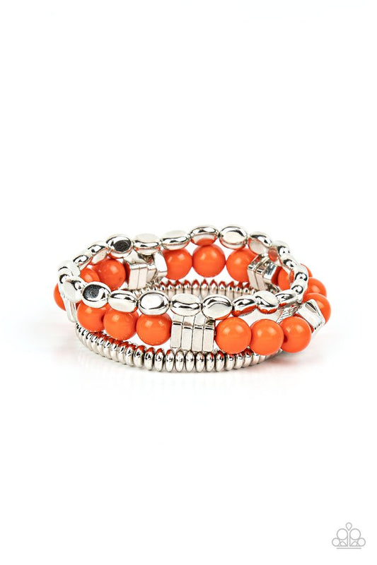Tour de Tourist - Orange - Paparazzi Bracelet Image