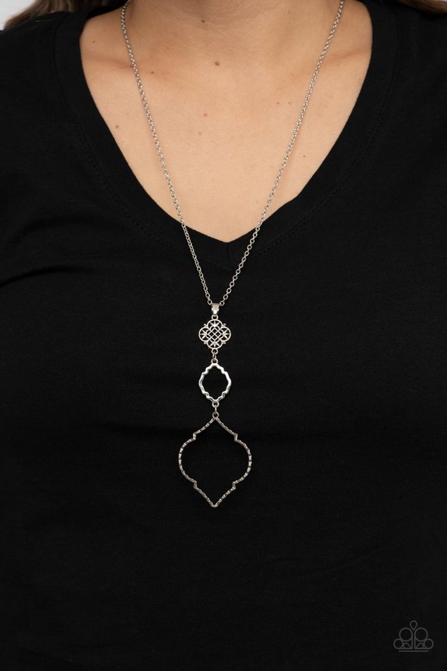 Marrakesh Mystery - Silver - Paparazzi Necklace Image