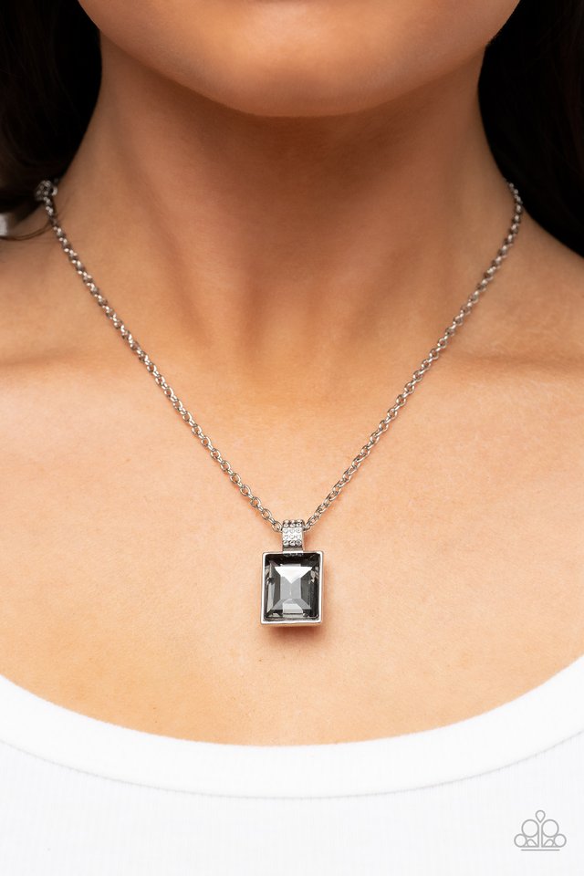 Understated Dazzle - Silver - Paparazzi Necklace Image