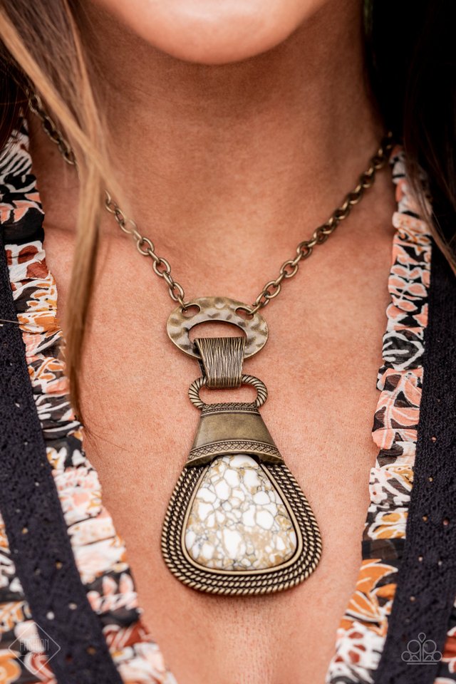 Rodeo Royale - Brass - Paparazzi Necklace Image