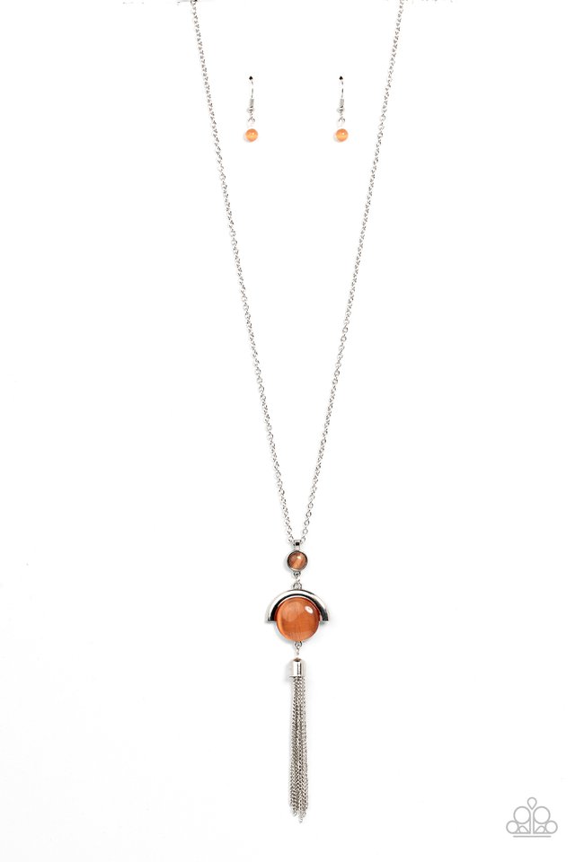 Lavishly Lucid - Orange - Paparazzi Necklace Image
