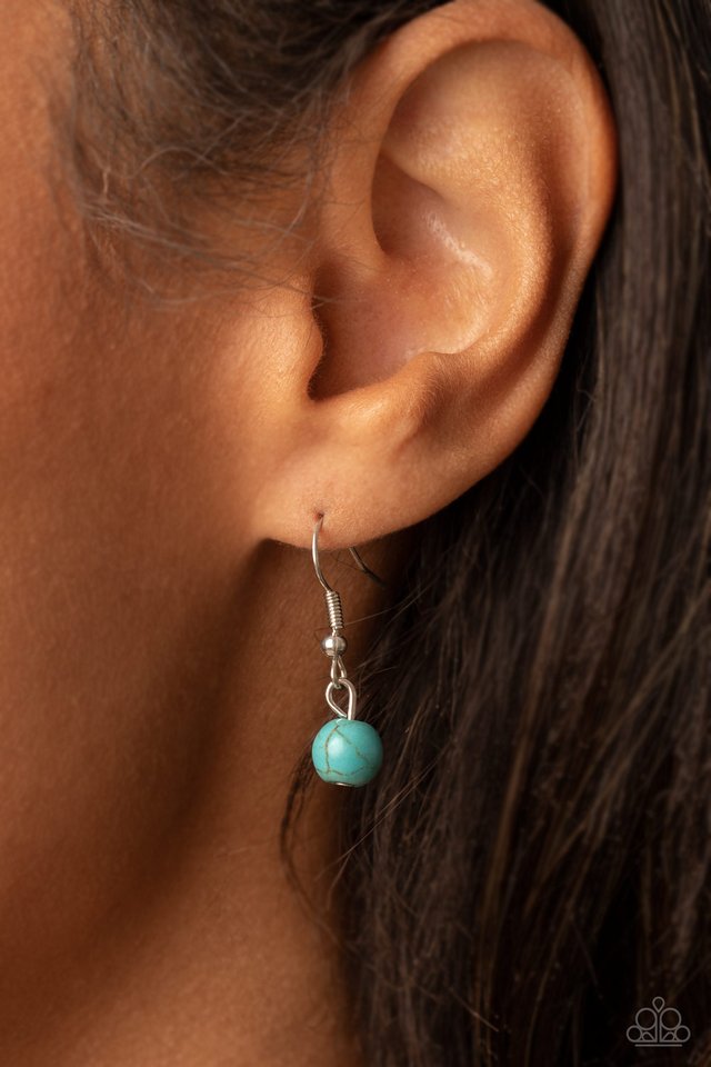 Mojave Moon - Blue - Paparazzi Necklace Image