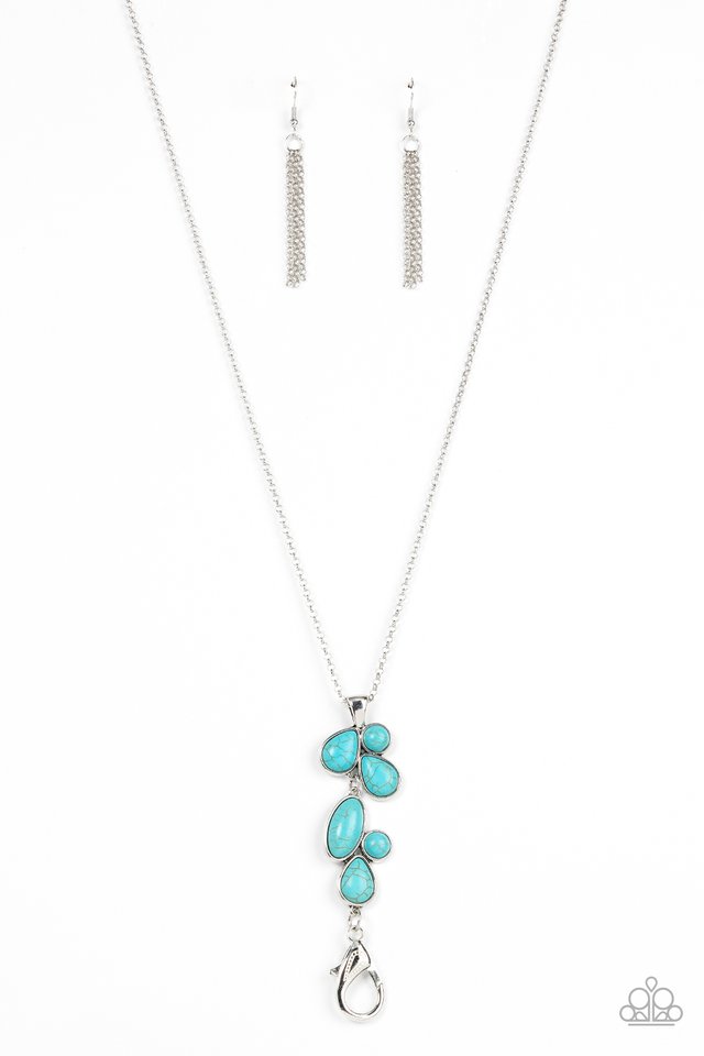 Wild Bunch Flair - Blue - Paparazzi Necklace Image