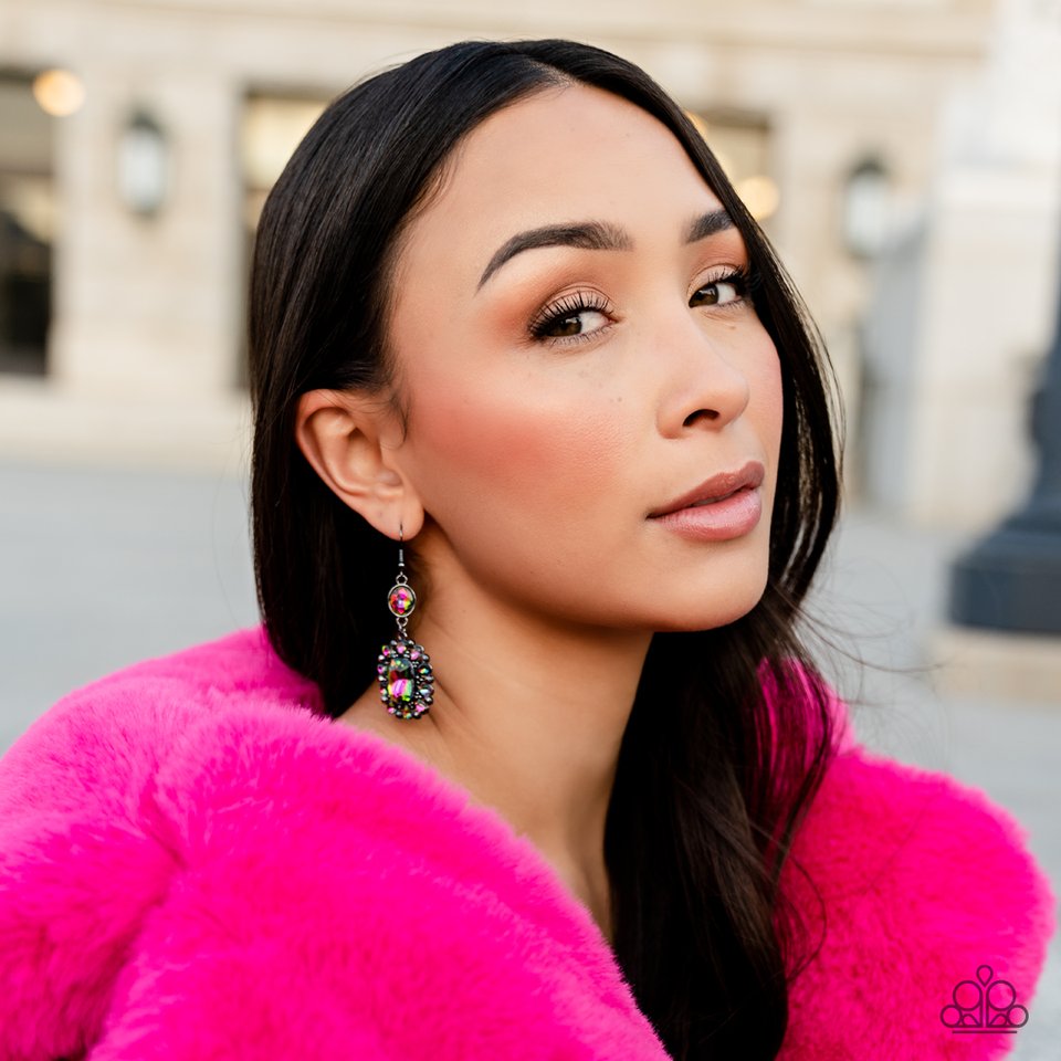 Capriciously Cosmopolitan - Multi - Paparazzi Earring Image