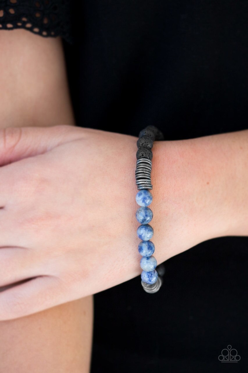 Paparazzi Bracelet ~ Cool-Headed - Blue