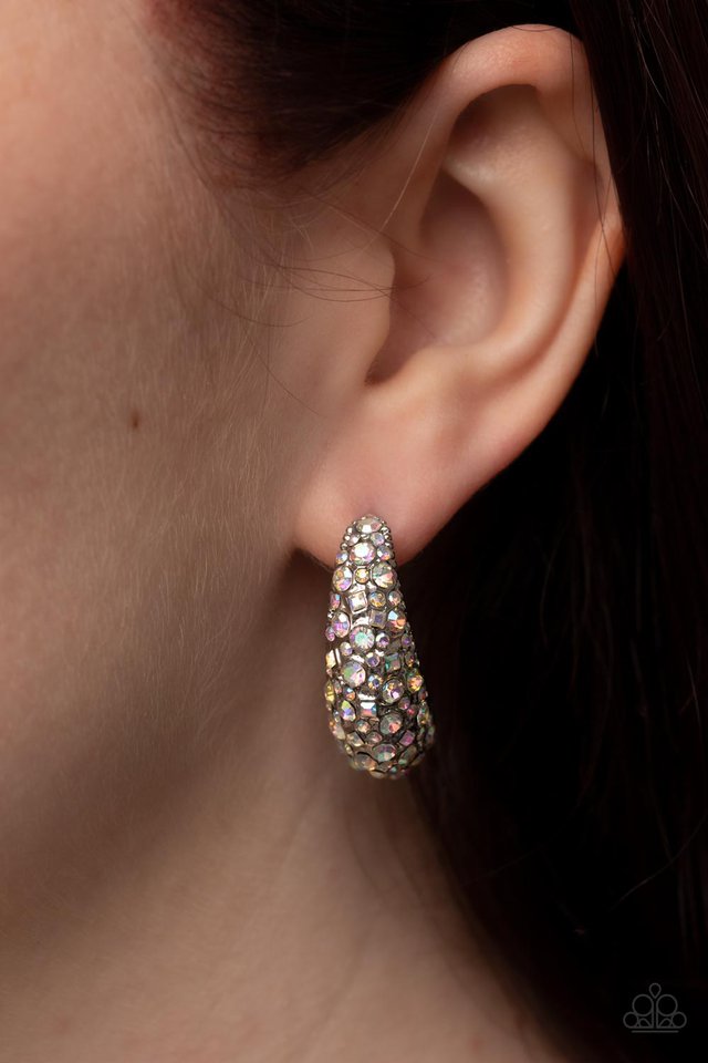 Glamorously Glimmering - Multi - Paparazzi Earring Image
