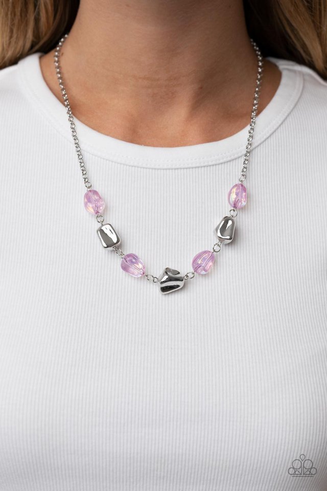 Inspirational Iridescence - Purple - Paparazzi Necklace Image