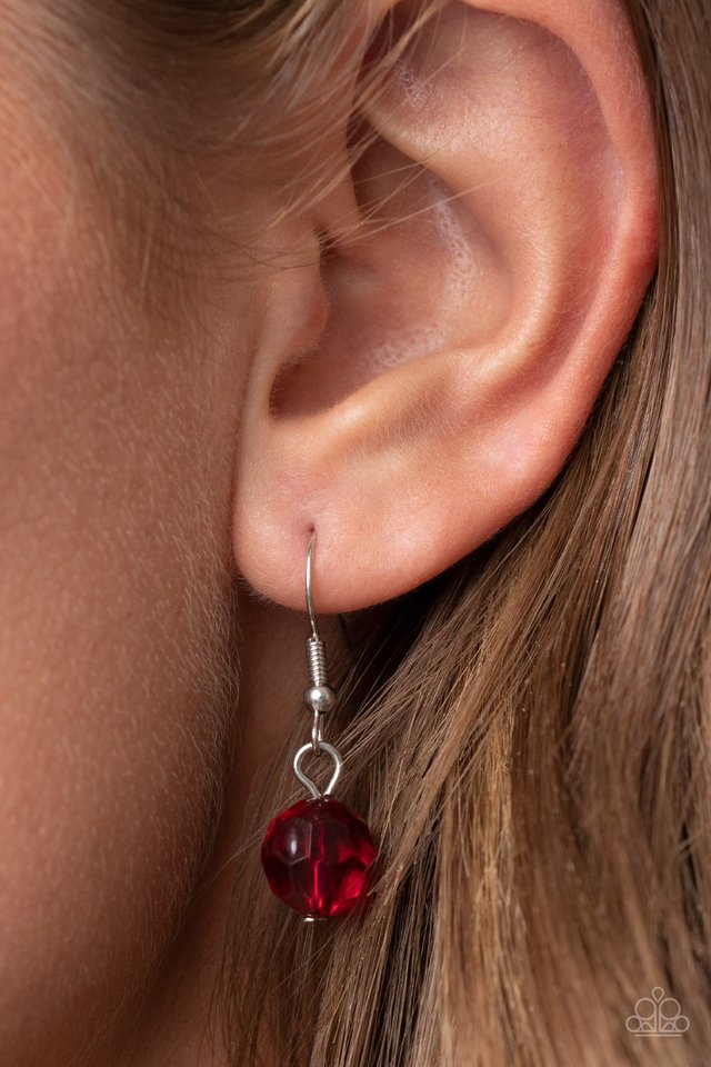 Prismatic Pose - Red - Paparazzi Necklace Image