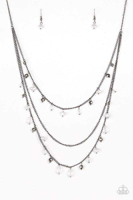 Paparazzi Necklace - Pebble Beach Beauty - Black