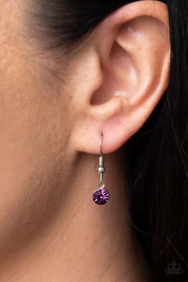 Twinkly Treasury - Purple - Paparazzi Necklace Image