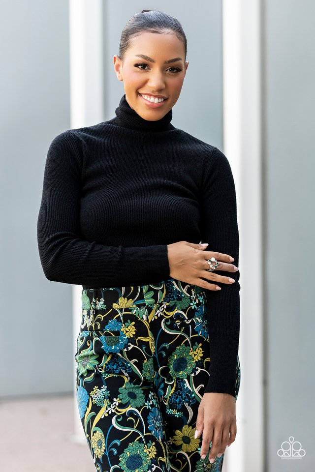 Butterfly Bustle - Green - Paparazzi Ring Image