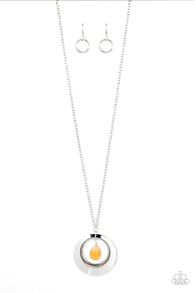 Inner Tranquility - Yellow - Paparazzi Necklace Image